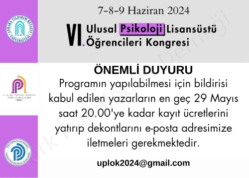 Uplok 2024 Önemli Duyuru 2