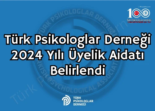 2024 Yılı Üyelik Aidatı Belirlendi