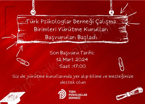 Çalışma Birimleri Y.k. Başvuruları Başladı