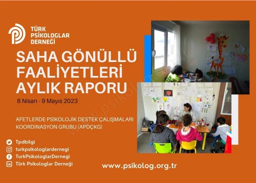 SAHA GÖNÜLLÜ FAALİYETLERİ AYLIK RAPORU 2