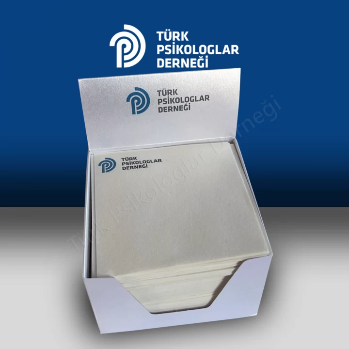 Logolu Beyaz Bloknot