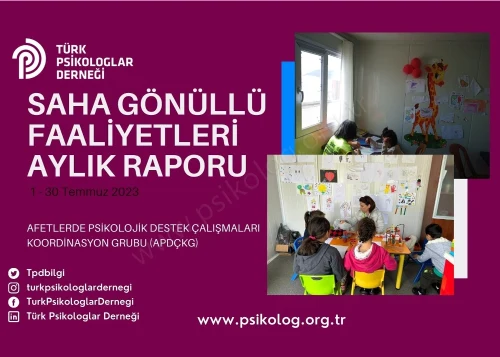 SAHA GÖNÜLLÜ FAALİYETLERİ AYLIK RAPORU 5